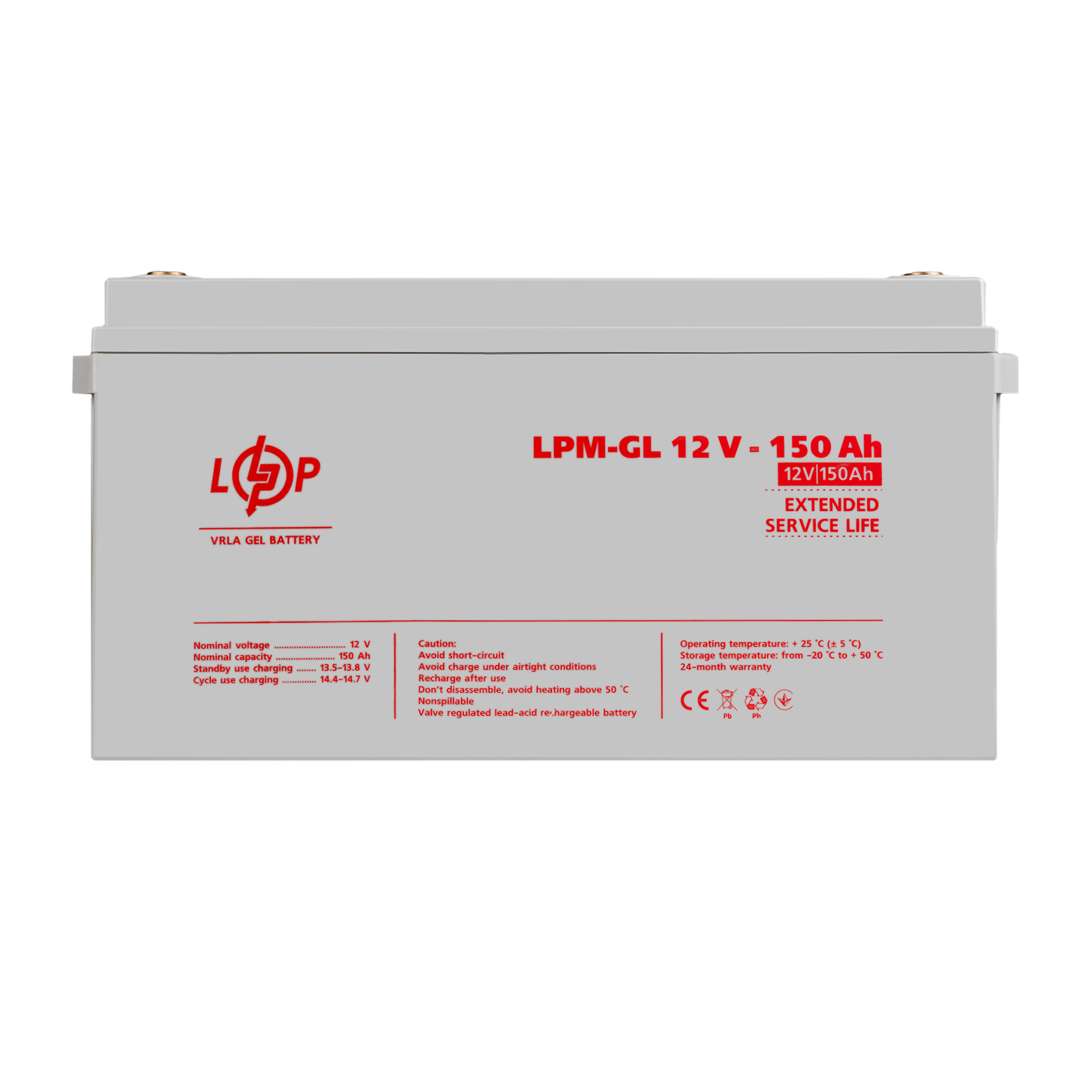 Акумуляторна батарея LP LPМ GL12- 150АН типу GEL